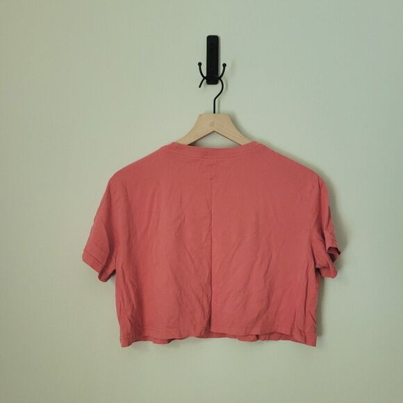 Nike "The Nike Tee" Cropped Light Red Tee Size Small - Picture 4 of 6